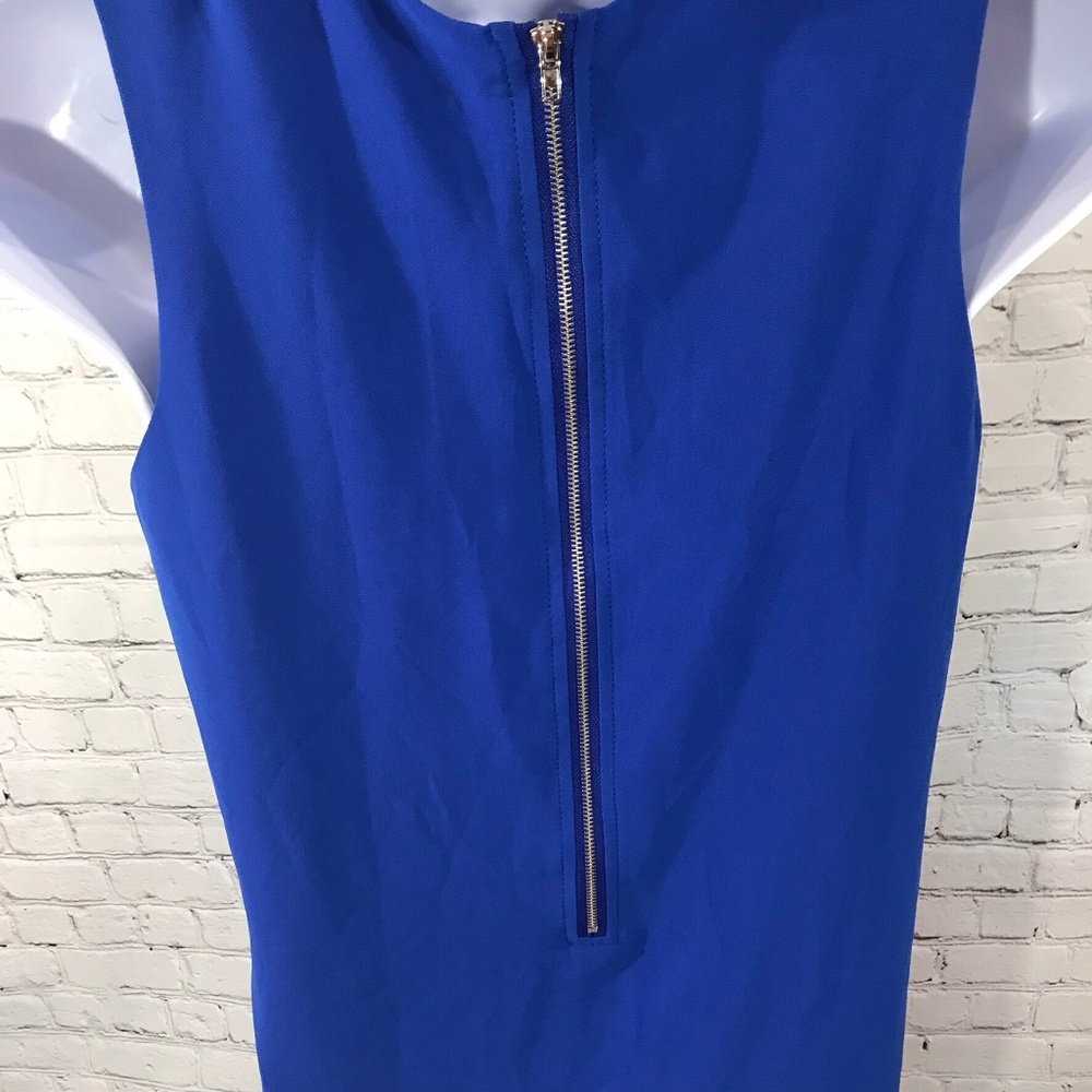 Naked Zebra Zip Back Royal Blue Dress Sz S - Picture 5 of 7
